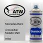 Preview: Mercedes-Benz, Arrowsilber Metallic Matt, 9194: 400ml Sprühdose, von ATW Autoteile West.